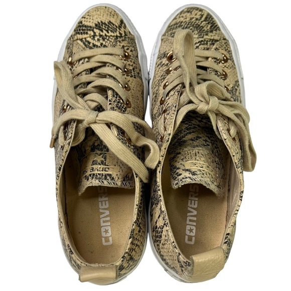 Converse Sneakers Womens Size 7 All Star 70‎ Ox Snake Skin Low Top Shoes - Picture 6 of 12